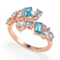 Fashion Multi-Shape Split Shank Garvi Band