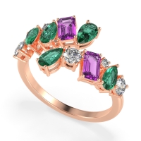 Fashion Multi-Shape Split Shank Garvi Band