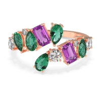 Fashion Multi-Shape Split Shank Garvi Band