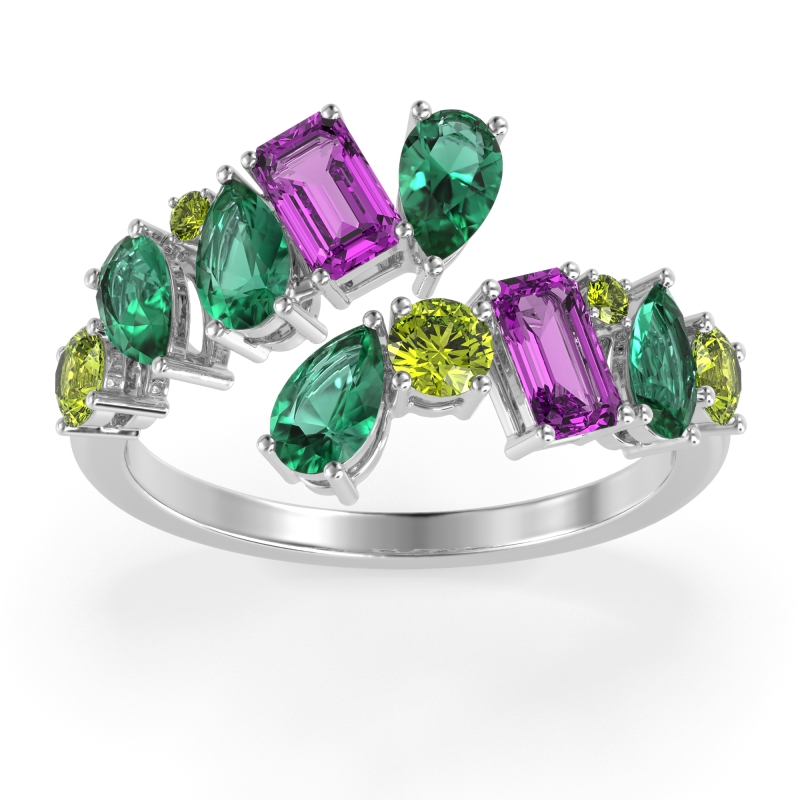 Fashion Multi-Shape Split Shank Garvi Band