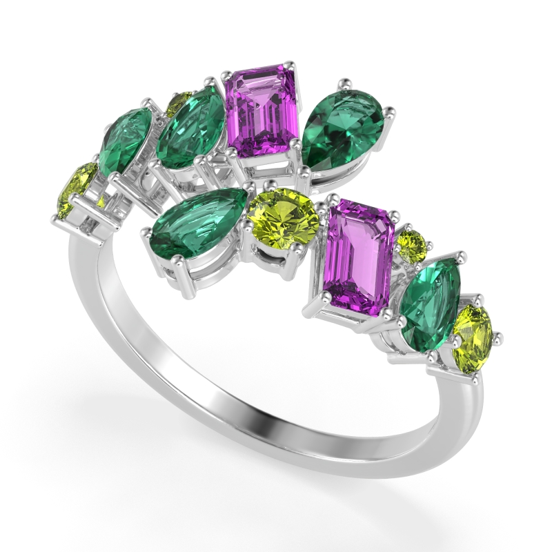 Fashion Multi-Shape Split Shank Garvi Band