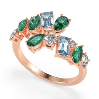 Fashion Multi-Shape Split Shank Garvi Band