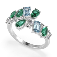 Fashion Multi-Shape Split Shank Garvi Band
