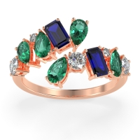 Fashion Multi-Shape Split Shank Garvi Band