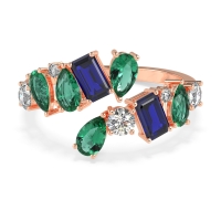 Fashion Multi-Shape Split Shank Garvi Band