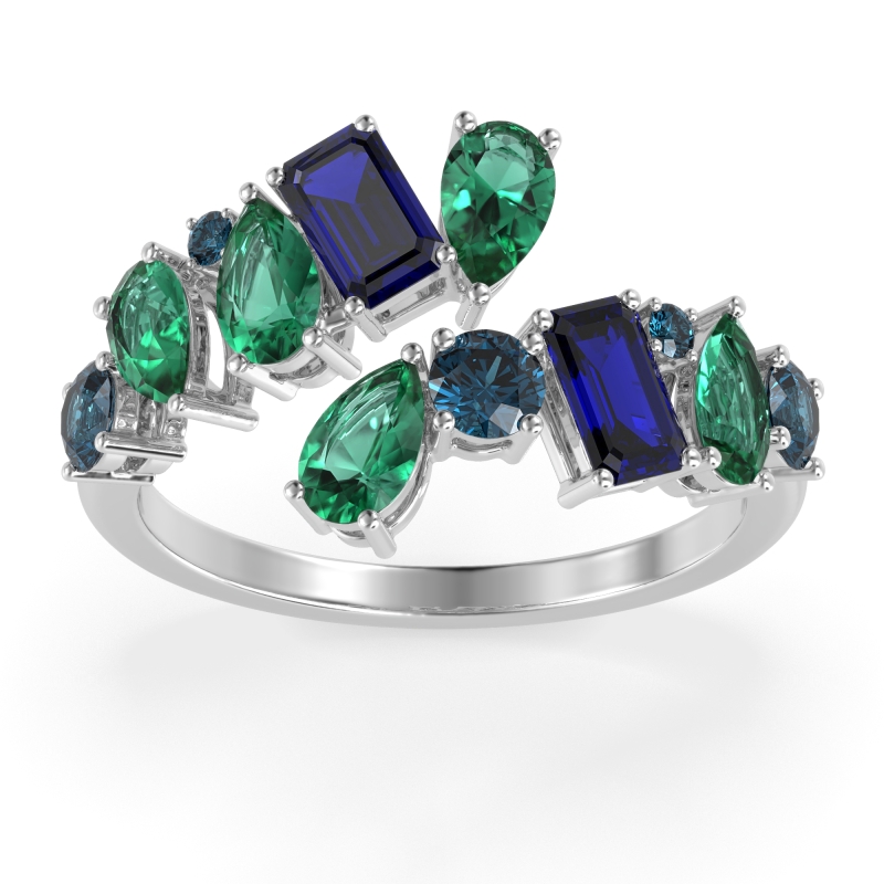 Fashion Multi-Shape Split Shank Garvi Band