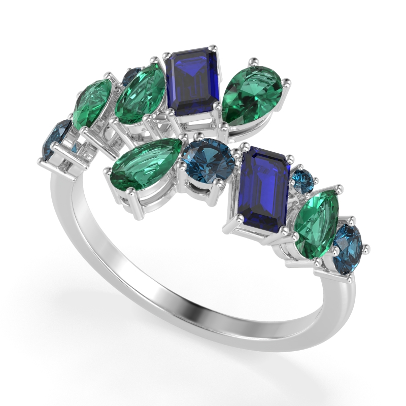 Fashion Multi-Shape Split Shank Garvi Band