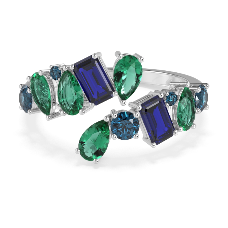 Fashion Multi-Shape Split Shank Garvi Band