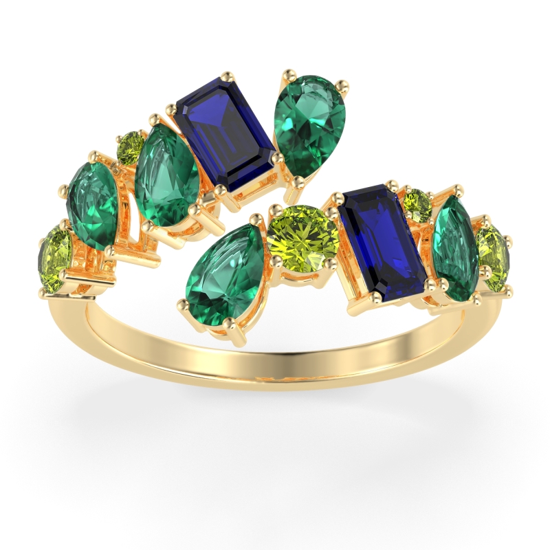 Fashion Multi-Shape Split Shank Garvi Band