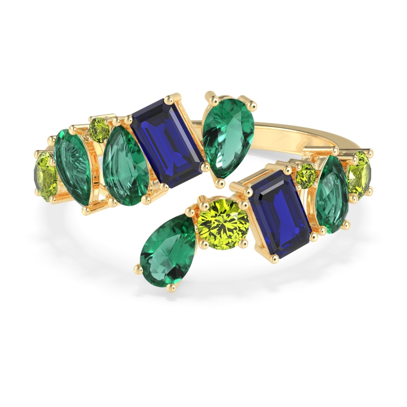 Fashion Multi-Shape Split Shank Garvi Band