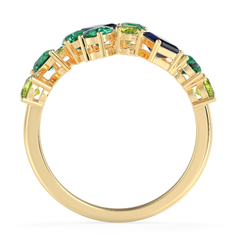 Fashion Multi-Shape Split Shank Garvi Band