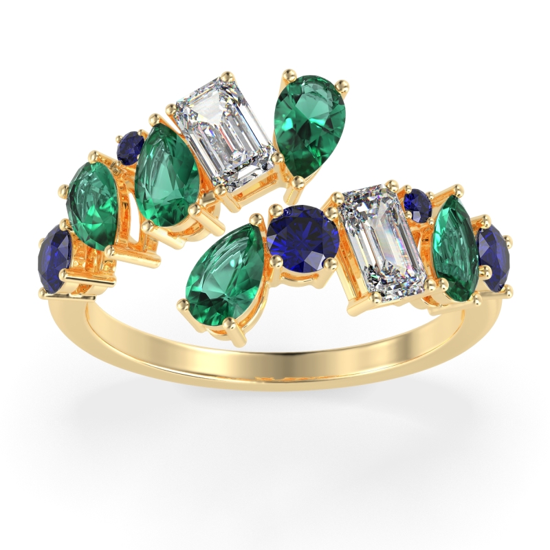 Fashion Multi-Shape Split Shank Garvi Band