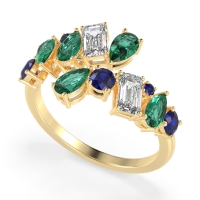 Fashion Multi-Shape Split Shank Garvi Band