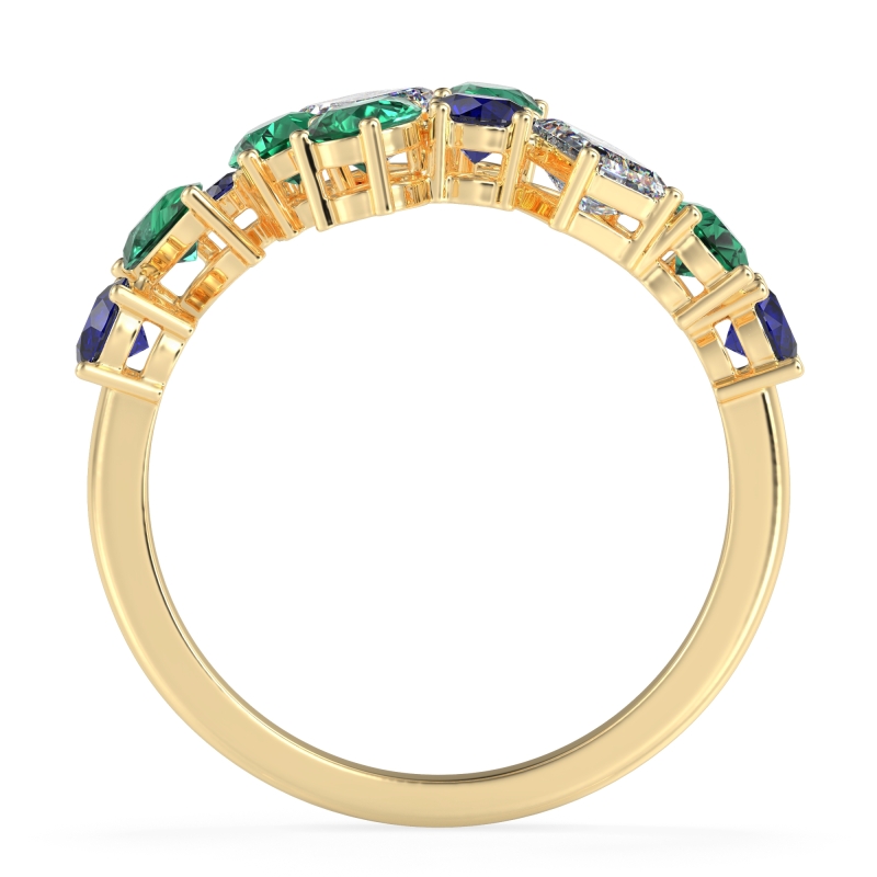 Fashion Multi-Shape Split Shank Garvi Band
