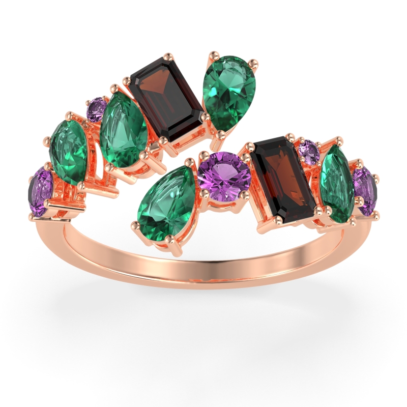 Fashion Multi-Shape Split Shank Garvi Band