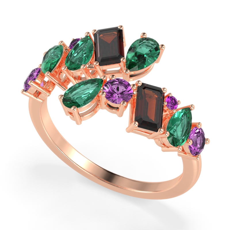 Fashion Multi-Shape Split Shank Garvi Band
