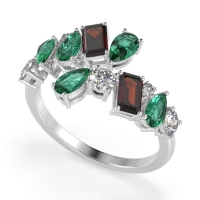 Fashion Multi-Shape Split Shank Garvi Band