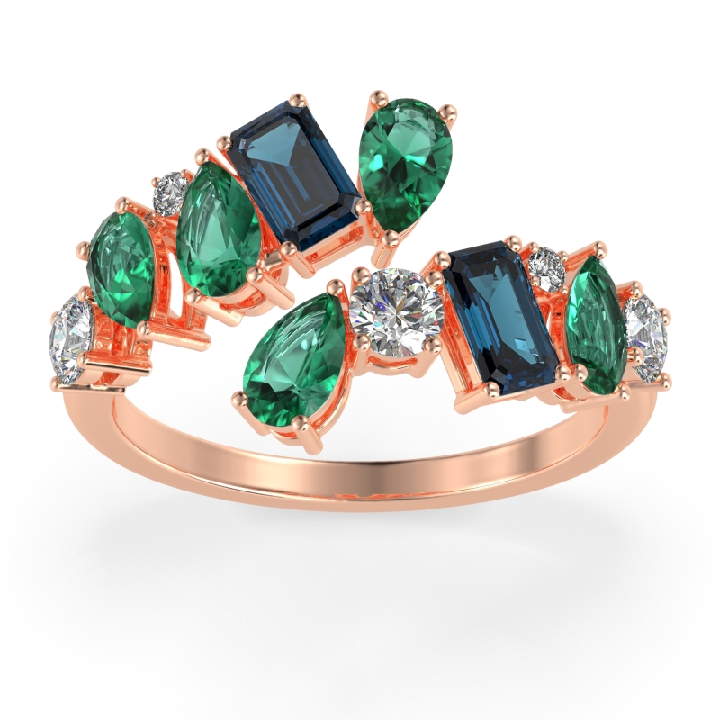 Fashion Multi-Shape Split Shank Garvi Band