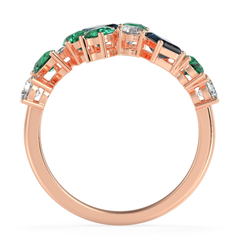 Fashion Multi-Shape Split Shank Garvi Band