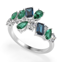 Fashion Multi-Shape Split Shank Garvi Band