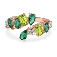 Fashion Multi-Shape Split Shank Garvi Band