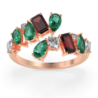 Fashion Multi-Shape Split Shank Garvi Band