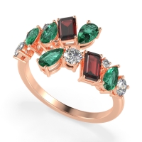 Fashion Multi-Shape Split Shank Garvi Band