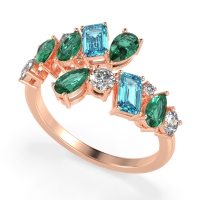 Fashion Multi-Shape Split Shank Garvi Band