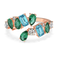 Fashion Multi-Shape Split Shank Garvi Band