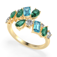 Fashion Multi-Shape Split Shank Garvi Band