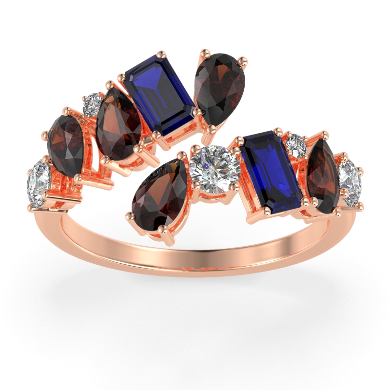 Fashion Multi-Shape Split Shank Garvi Band
