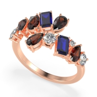 Fashion Multi-Shape Split Shank Garvi Band