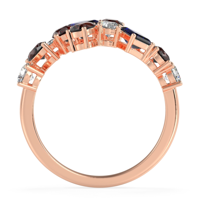 Fashion Multi-Shape Split Shank Garvi Band