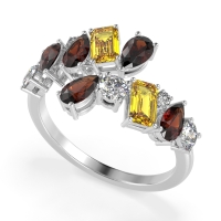 Fashion Multi-Shape Split Shank Garvi Band