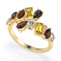 Fashion Multi-Shape Split Shank Garvi Band