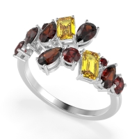 Fashion Multi-Shape Split Shank Garvi Band