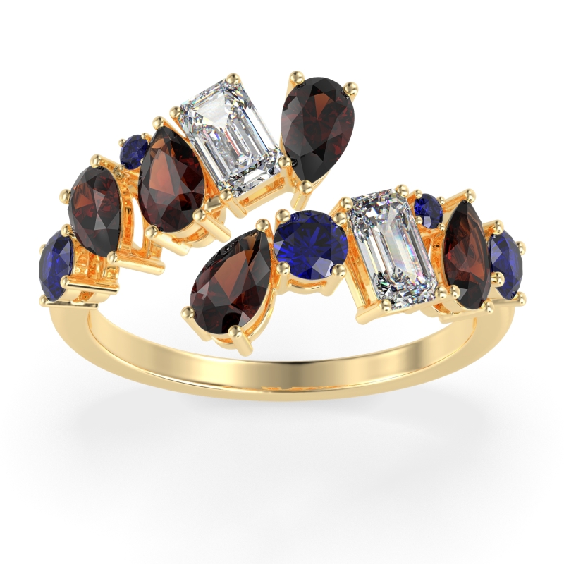 Fashion Multi-Shape Split Shank Garvi Band