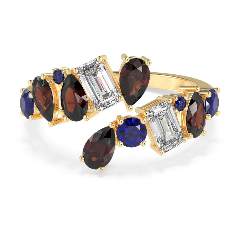 Fashion Multi-Shape Split Shank Garvi Band