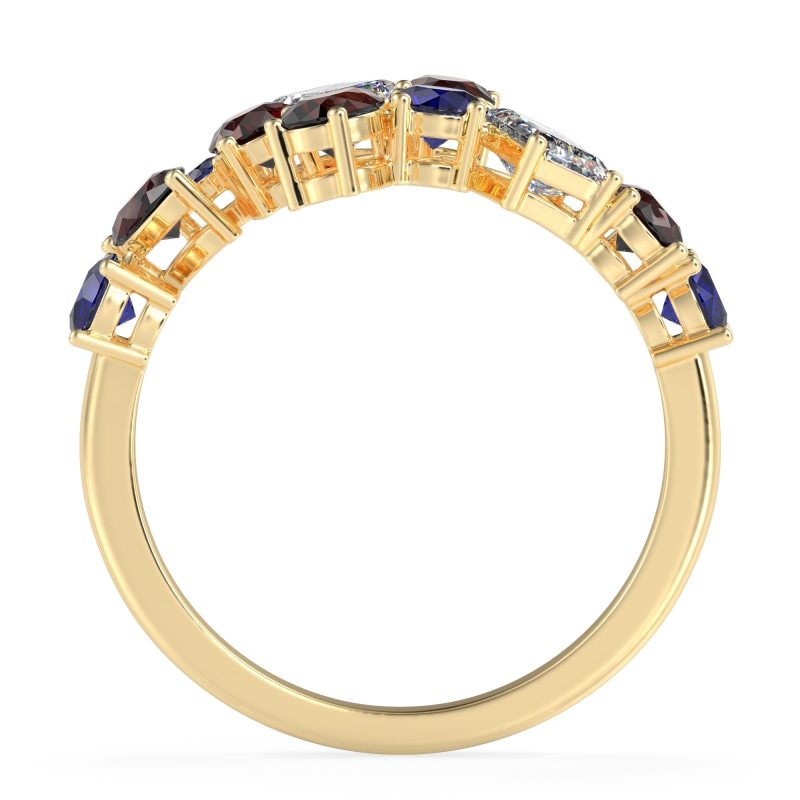 Fashion Multi-Shape Split Shank Garvi Band