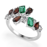 Fashion Multi-Shape Split Shank Garvi Band