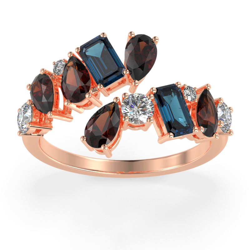 Fashion Multi-Shape Split Shank Garvi Band