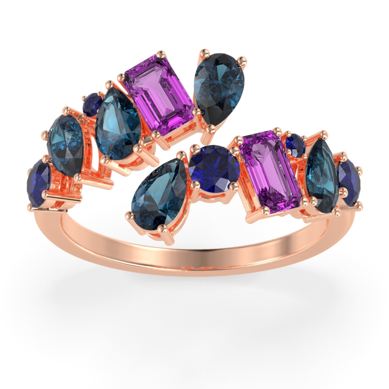 Fashion Multi-Shape Split Shank Garvi Band