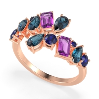 Fashion Multi-Shape Split Shank Garvi Band