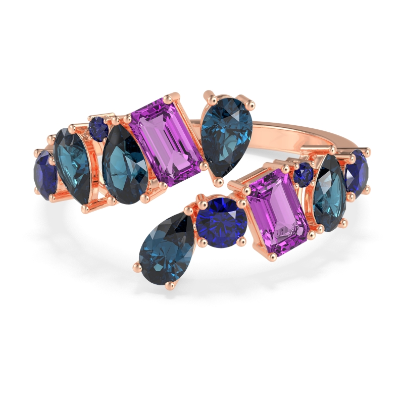 Fashion Multi-Shape Split Shank Garvi Band