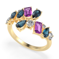 Fashion Multi-Shape Split Shank Garvi Band