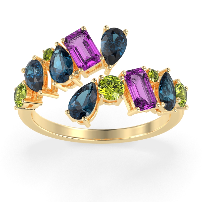 Fashion Multi-Shape Split Shank Garvi Band