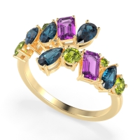 Fashion Multi-Shape Split Shank Garvi Band