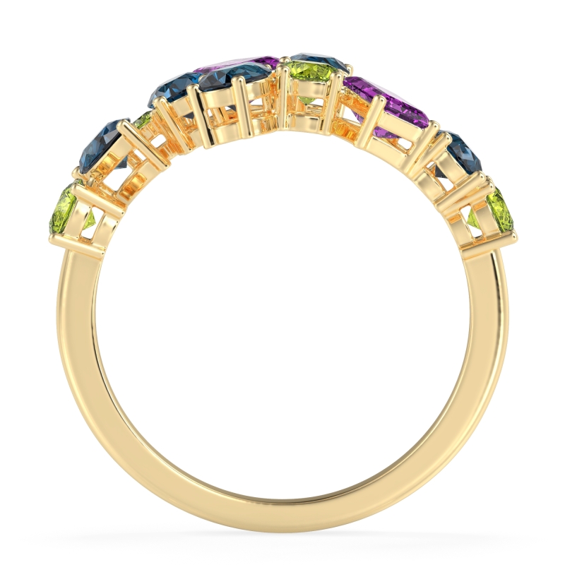 Fashion Multi-Shape Split Shank Garvi Band