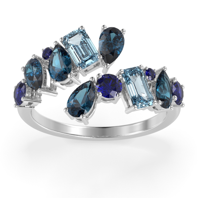 Fashion Multi-Shape Split Shank Garvi Band