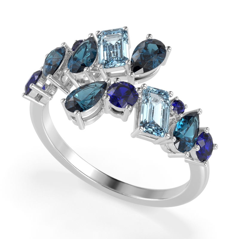 Fashion Multi-Shape Split Shank Garvi Band